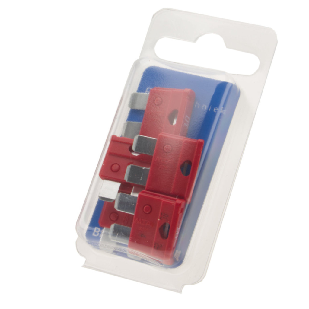BBAtechniek - Standaard steekzekering 10A rood (5x)