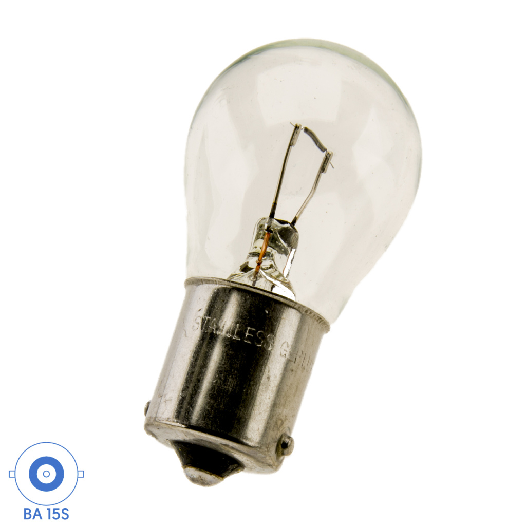 BBAtechniek - BA15S 12V 21W BS382 lamp (2x)