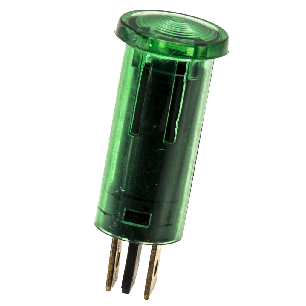 BBAtechniek - Waarschuwingslampje groen 12V Ø 12.0mm (1x)