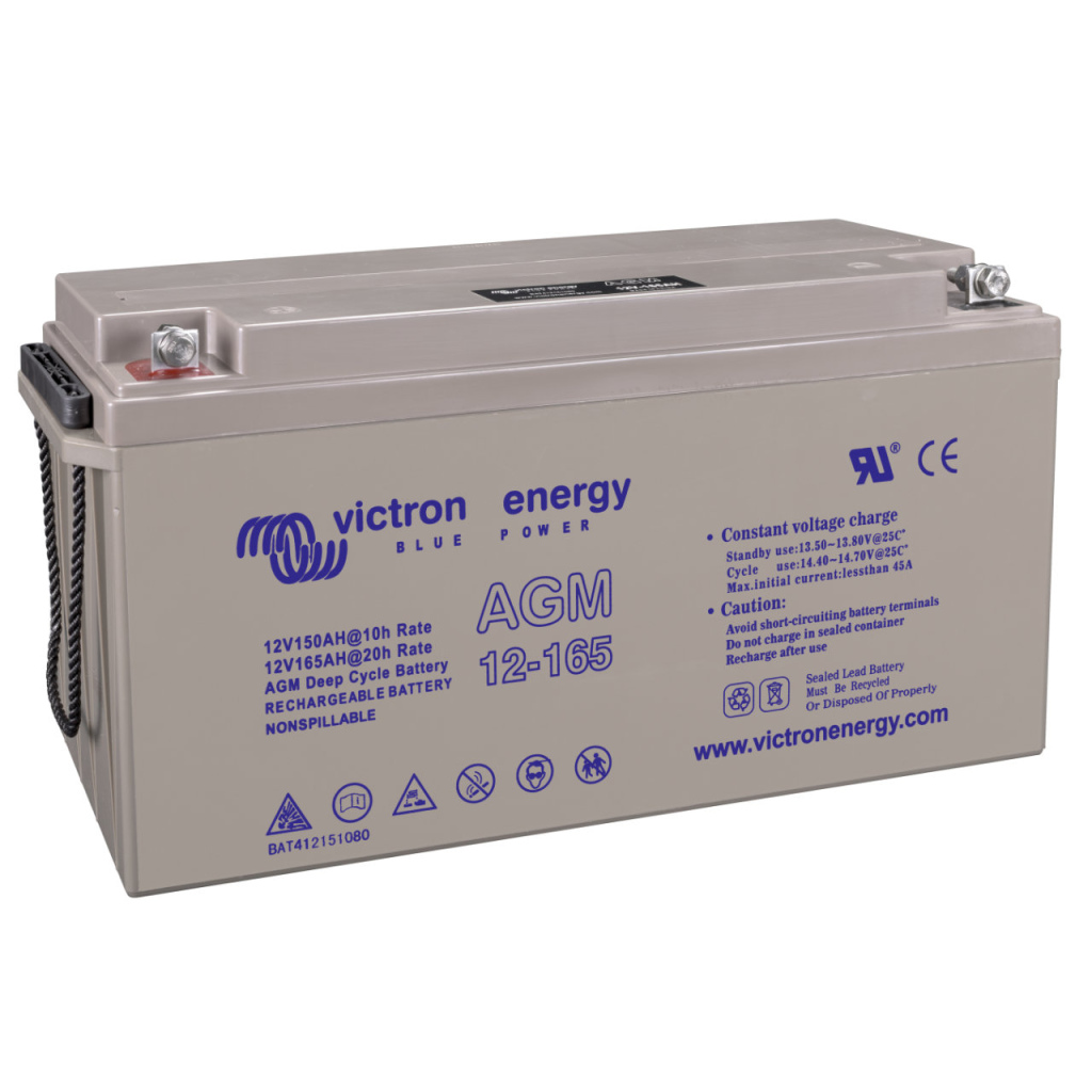 BBAtechniek - 12V 165Ah Victron AGM Accu M8 (1x)