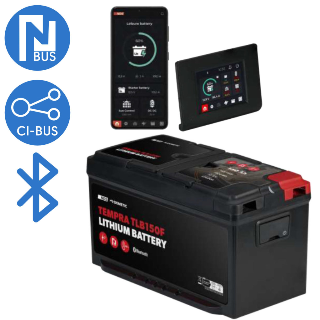 BBAtechniek - 12V 100Ah NDS Tempra Lithium N-Bus accu (1x)