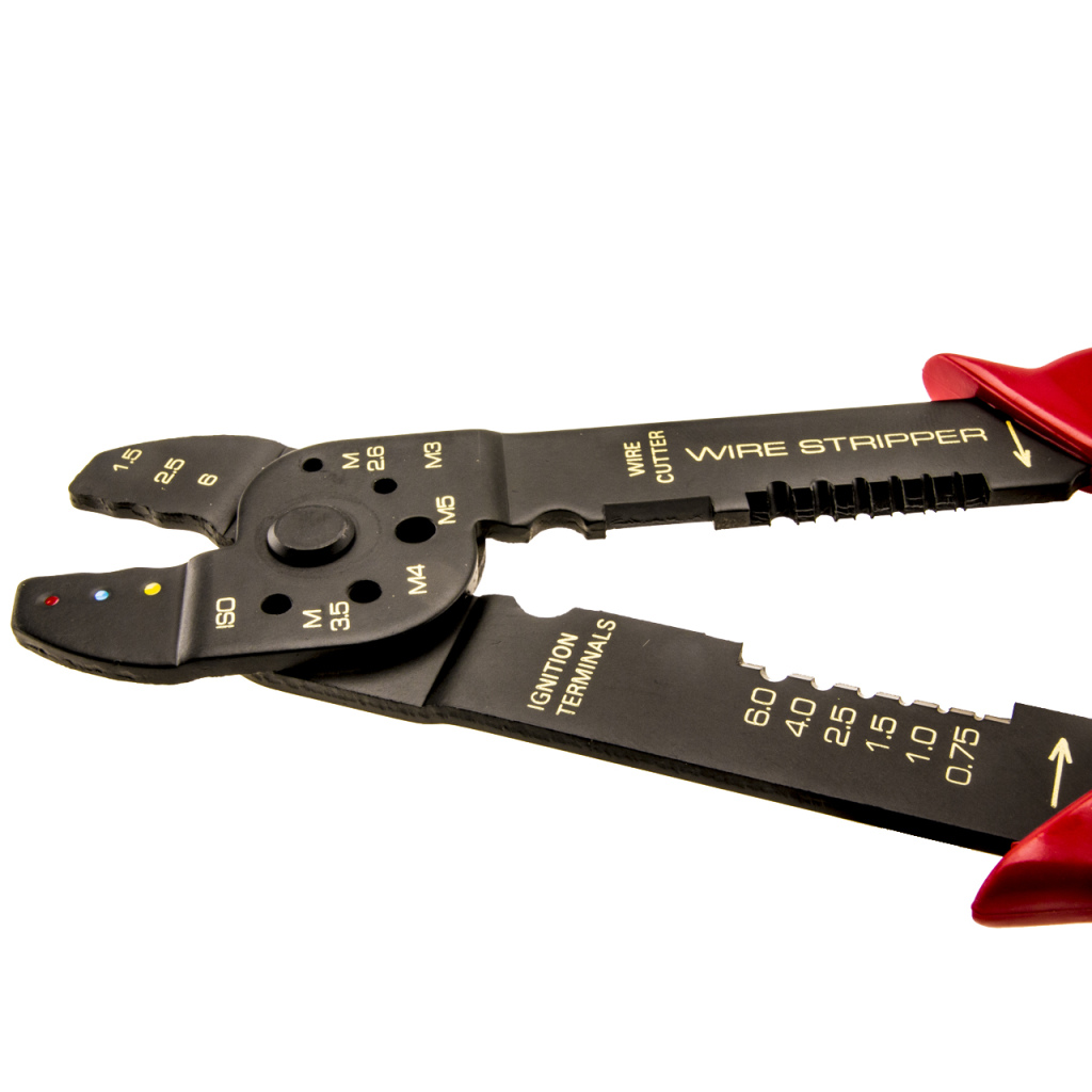 BBAtechniek - Krimptang 0.75-6.0mm² geïsoleerde kabelschoen (1x)