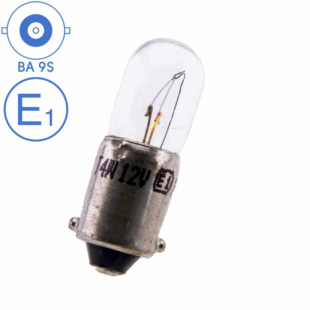 BBAtechniek - BA9S 12V 4W BS233 lamp (10x)