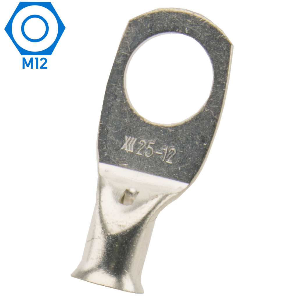 BBAtechniek - 25mm² M12 gesloten kabeloog (50x)