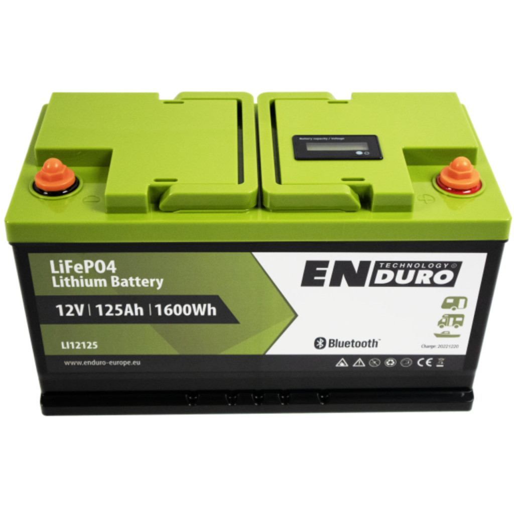 BBAtechniek - 12V 125Ah 1600Wh LI12125 Lithium accu (1x)