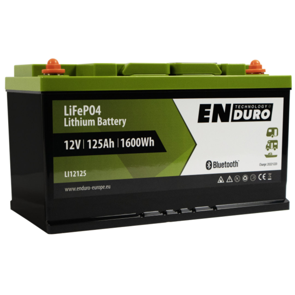 BBAtechniek - 12V 125Ah 1600Wh LI12125 Lithium accu (1x)