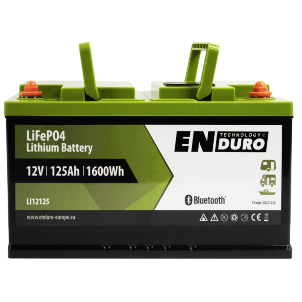 BBAtechniek - 12V 125Ah 1600Wh LI12125 Lithium accu (1x)