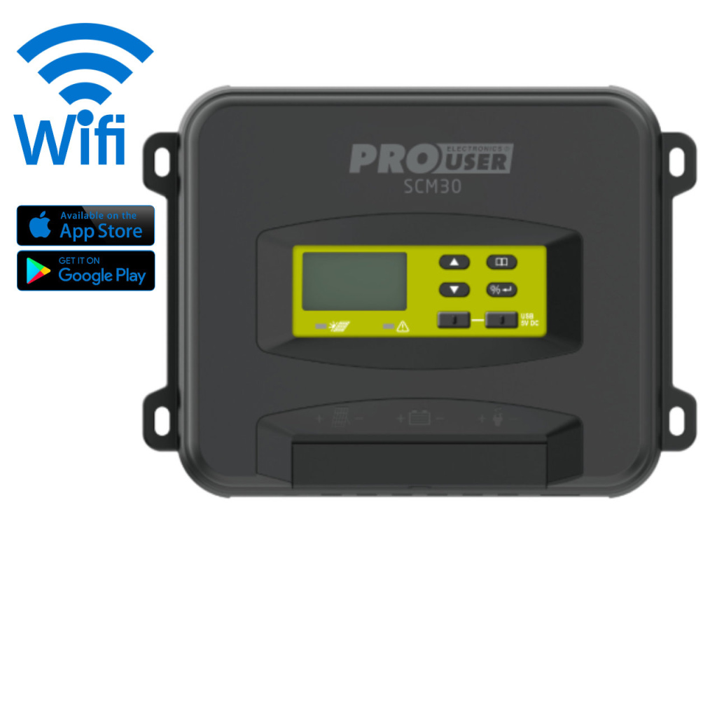 BBAtechniek - Pro User SCM30 MPPT laadregelaar (1x)
