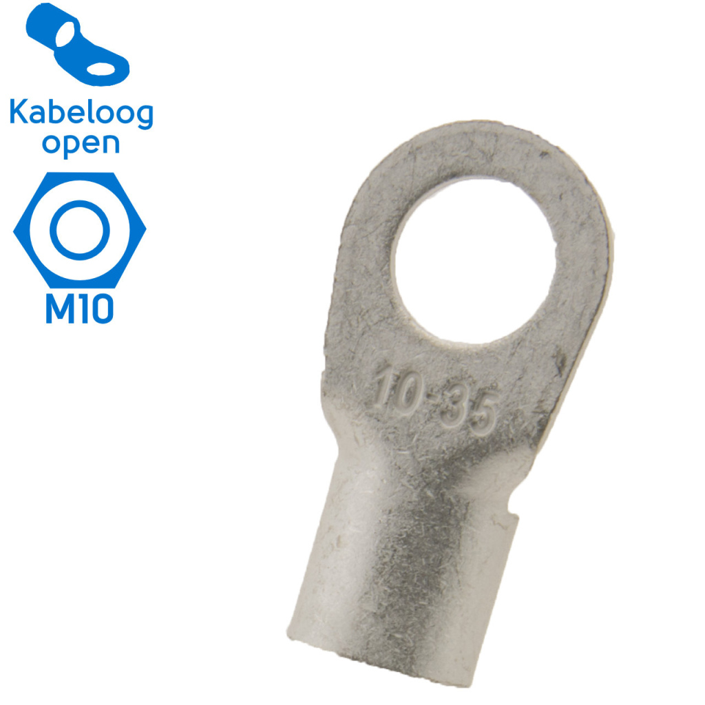 BBAtechniek - 35mm² M10 open kabeloog (25x)