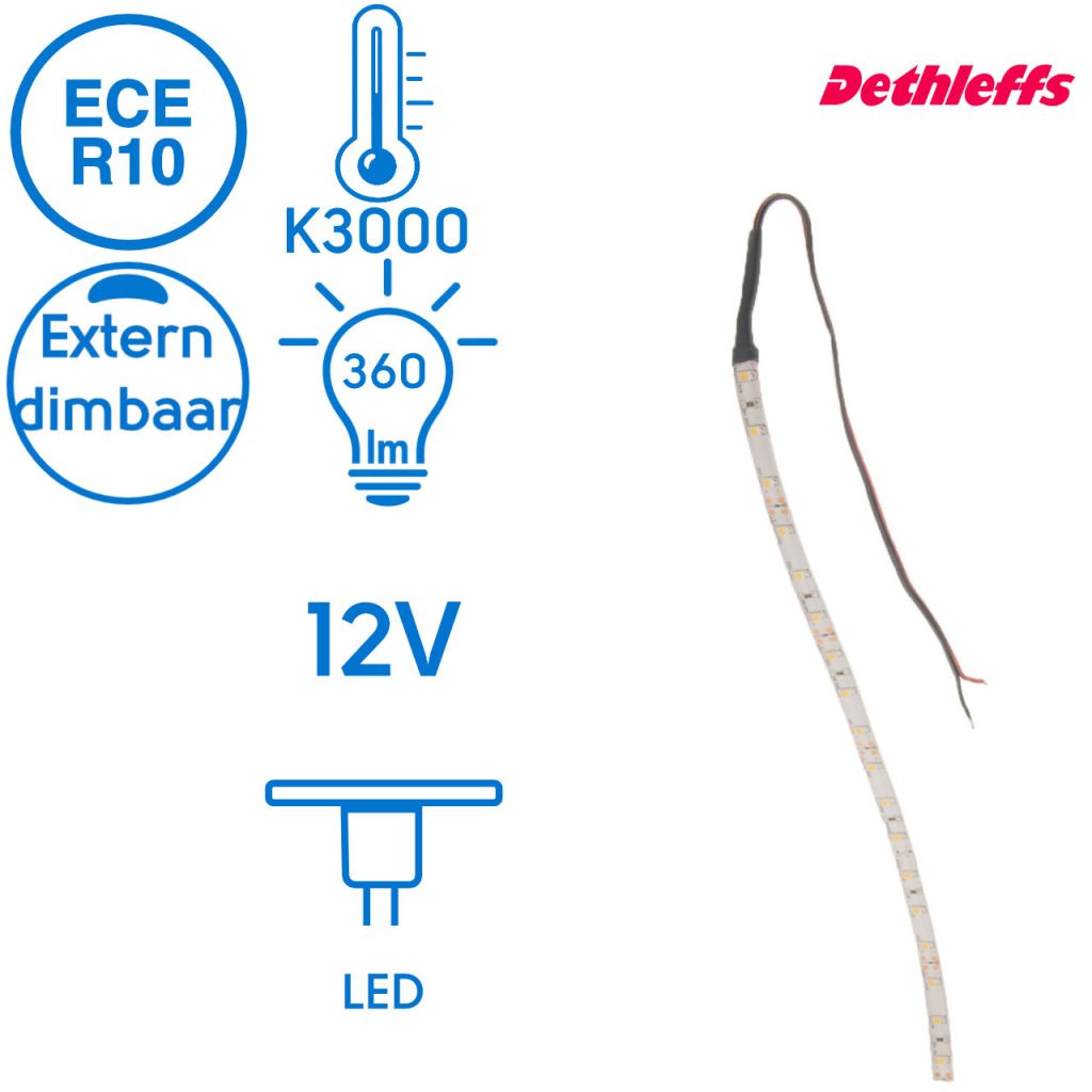 BBAtechniek - LED vervangingsstrip buitenverlichting (1x30cm)