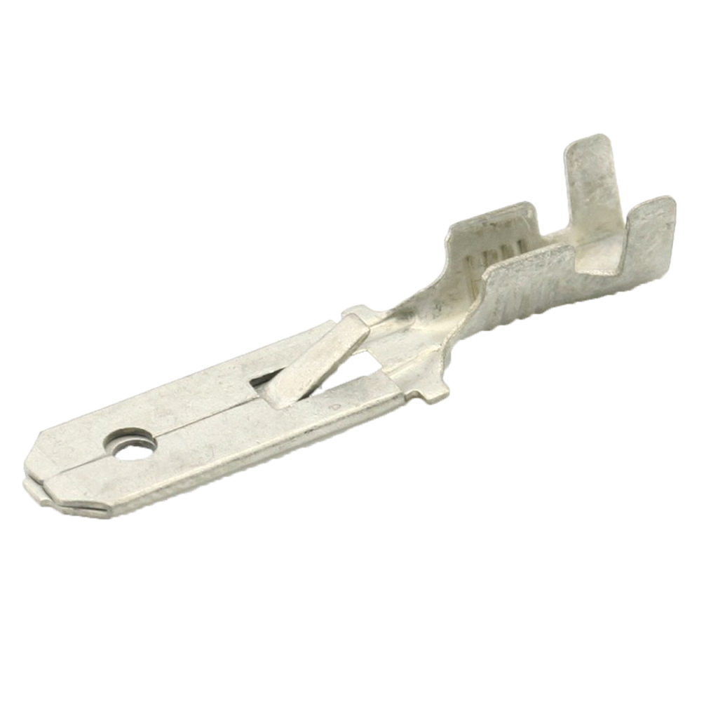 BBAtechniek - Vlaksteker vertind 6.3 1.5-2.5mm² V-vorm (100x)