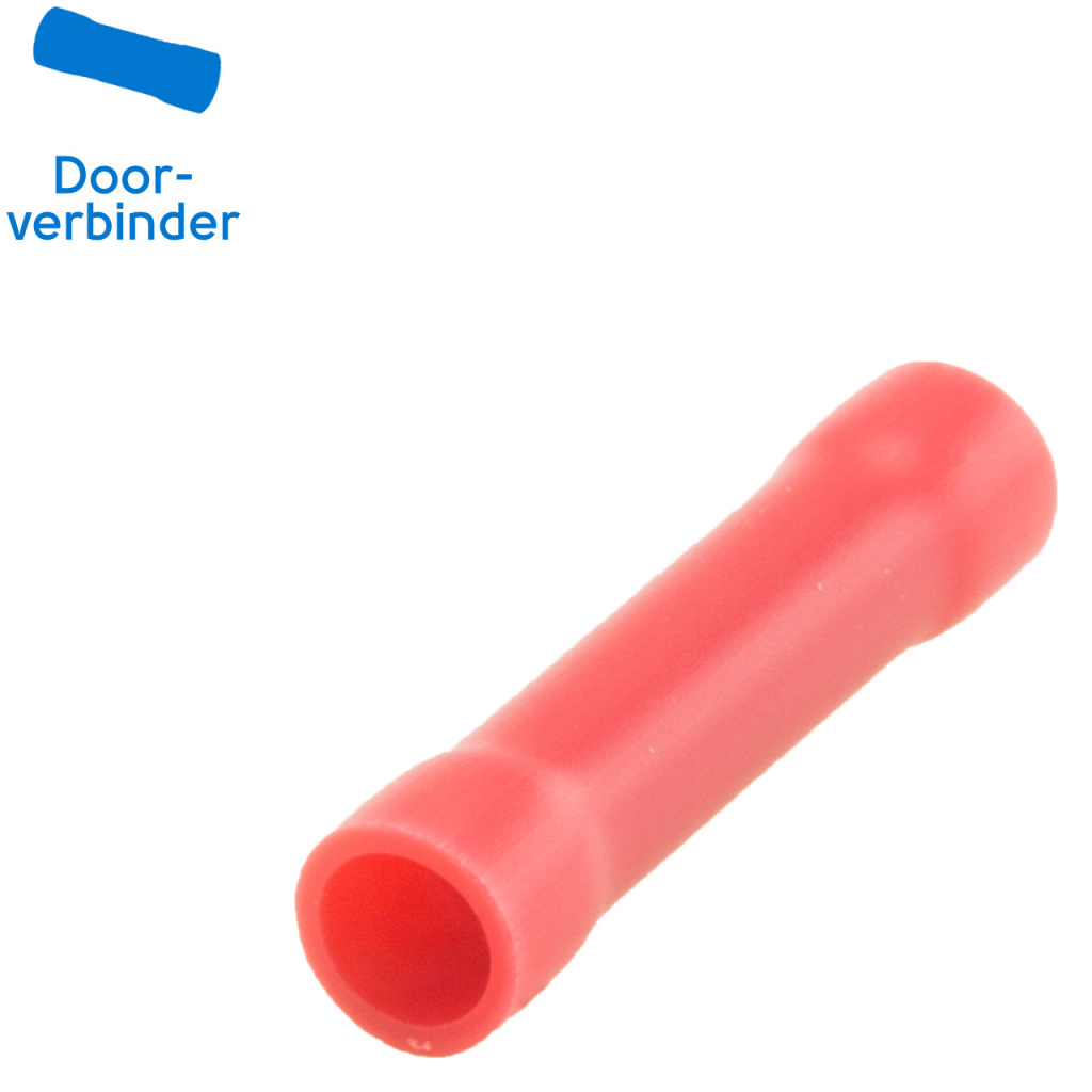 BBAtechniek - Doorverbinder Ø4.1mm rood(100x)