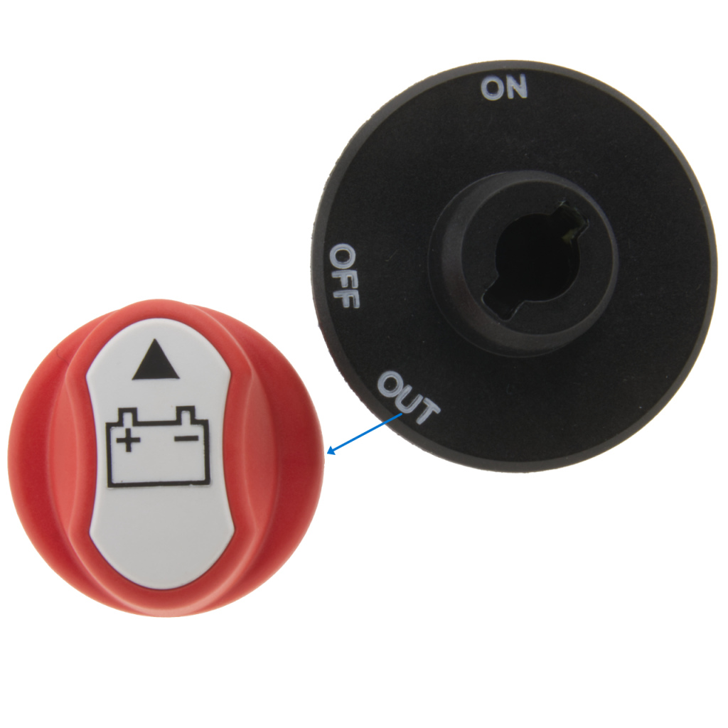 BBAtechniek - Mini Hoofdstroom schakelaar 12V 50 (1x)