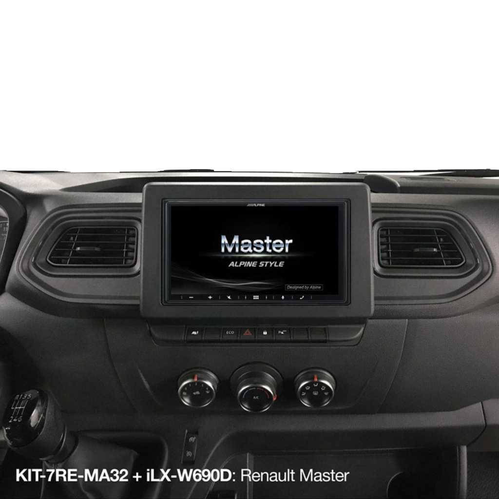 BBAtechniek - Alpine 7” inbouwkit Renault Master KIT7REMA32 (1x)