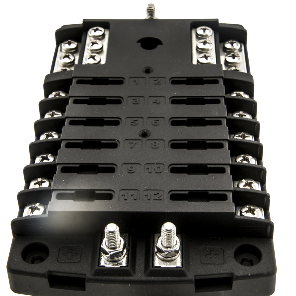 BBAtechniek - Zekeringkast standaard steekzekering 12-polig (1x)