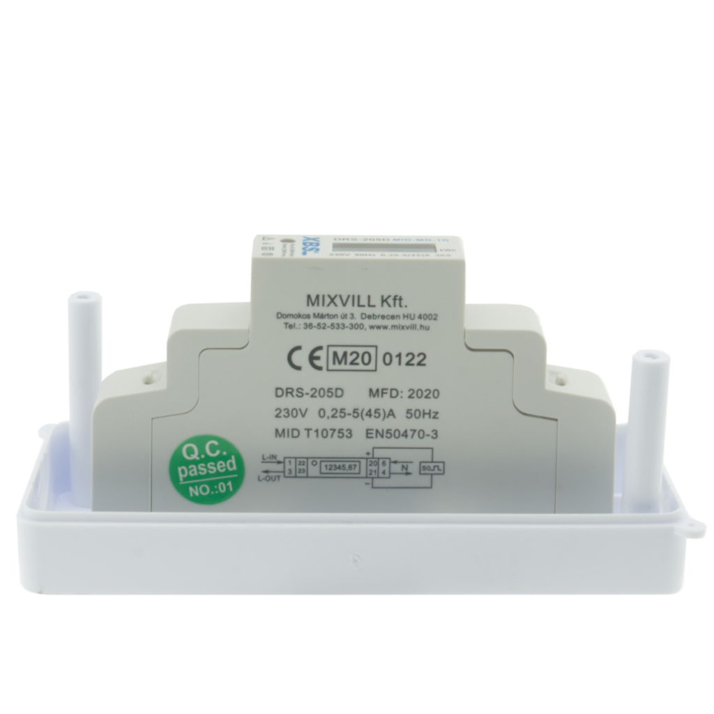 BBAtechniek - BBA kWh meter met behuizing 40A DIN-rail (1x)