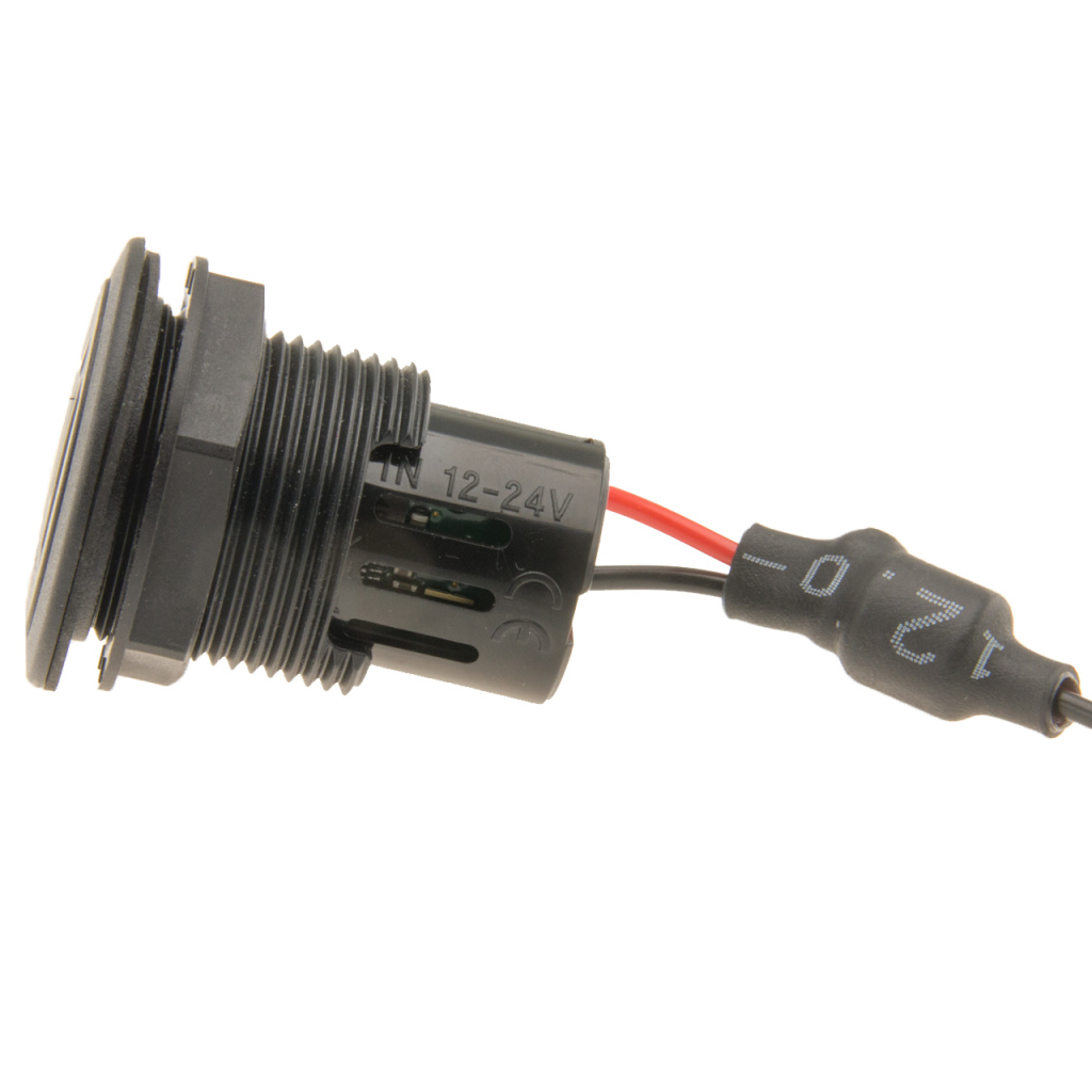 BBAtechniek - USB C-1x & A-1x 5V 3.6A LED inbouw (1x)