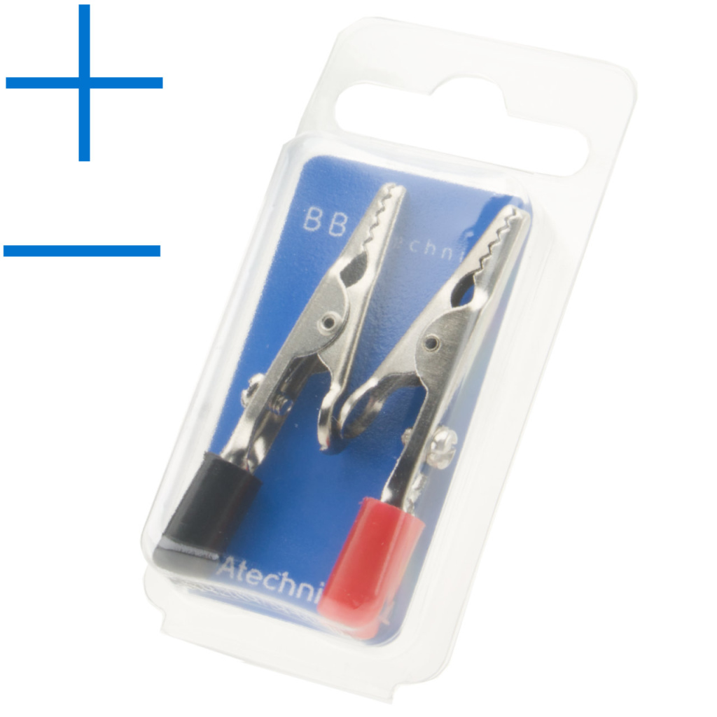 BBAtechniek - Krokodillenbek clips set + - (1x)