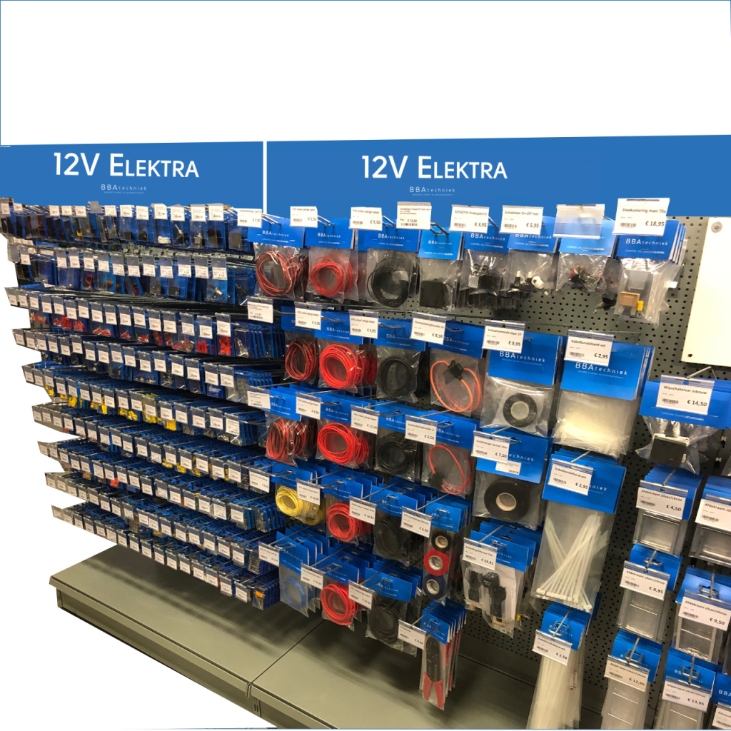 BBAtechniek - Stelling bord 12V Elektra 15x99cm (1x)