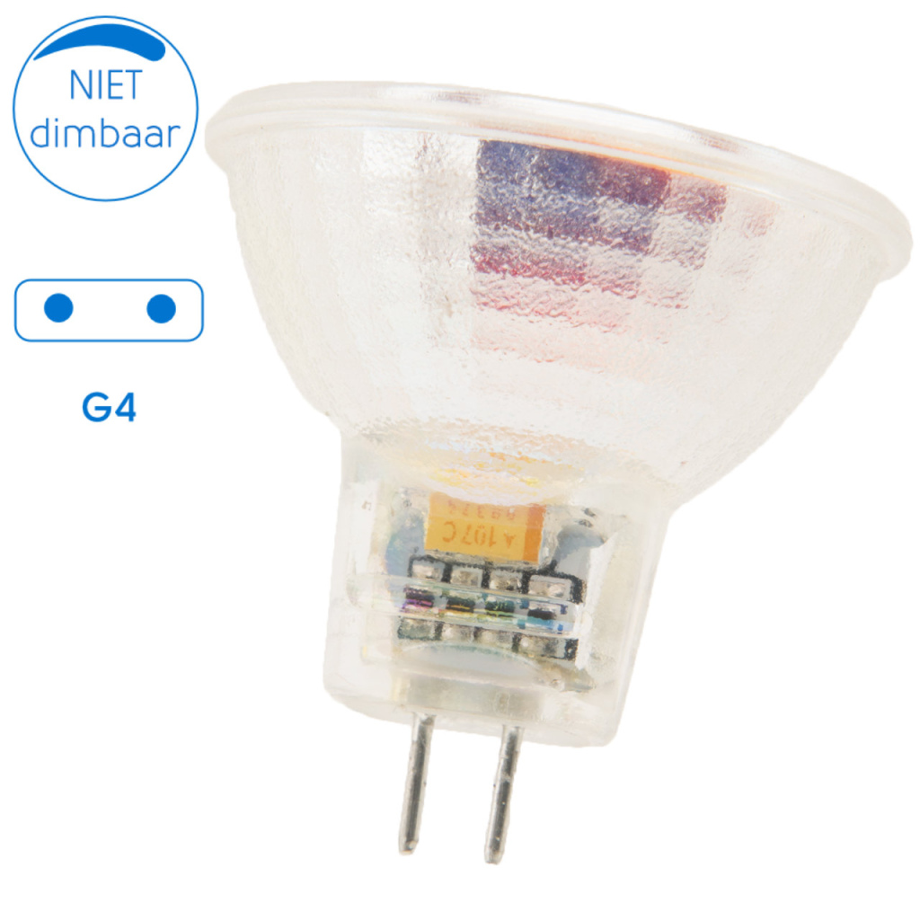 BBAtechniek - G4 12-24VDC 1.8W 4000K 180lm LED MR11(1x)