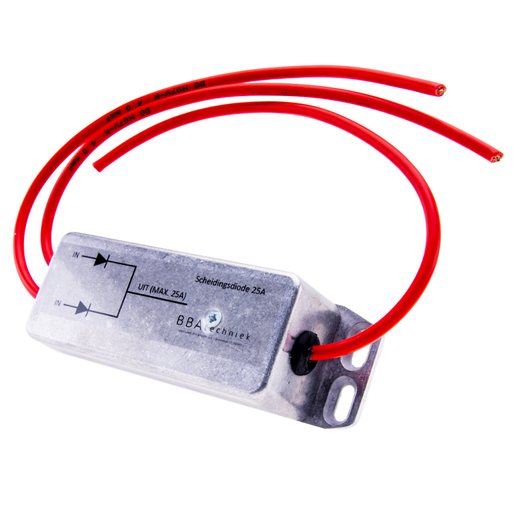 BBAtechniek - Scheidingsdiode 2e accu 12V / 25A (1x)