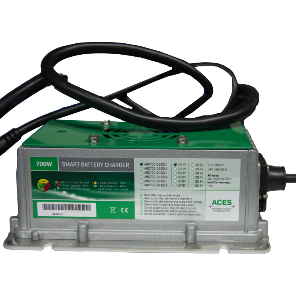 BBAtechniek - 12V 60Ah Aces Lithium accu + lader 20A (1x)