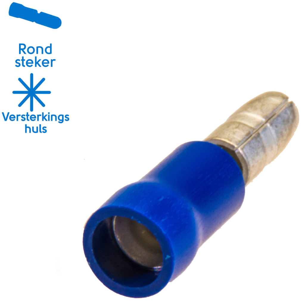 BBAtechniek - Rondsteker Ø4.0mm* blauw (100x)