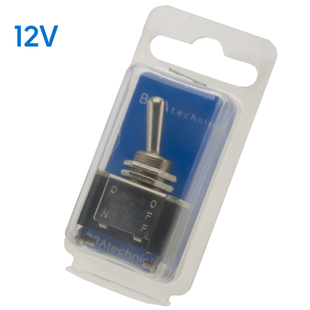 BBAtechniek - 12V 25A 2-polig On-Off schakelaar heavy duty  (1x)