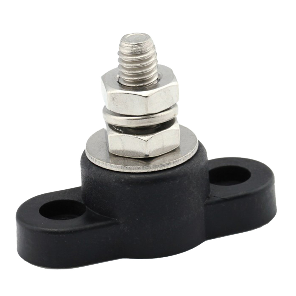 BBAtechniek - Enkel verdeelpunt 8mm zwart (1x)