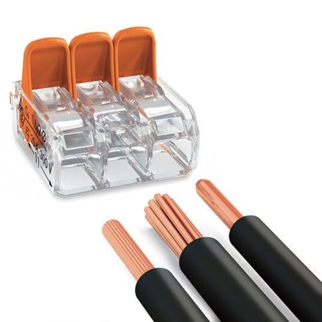 BBAtechniek - Wago verbindingsklem 221 2-voudig 0.2-4mm2 (100x)