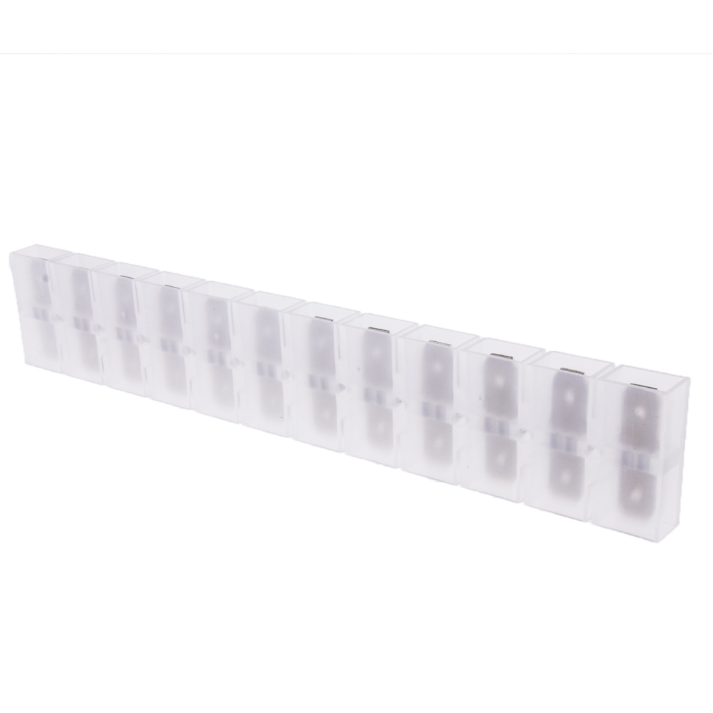 BBAtechniek - Doorverbindconnector 12-polig 6.3x0.8mm (10X)
