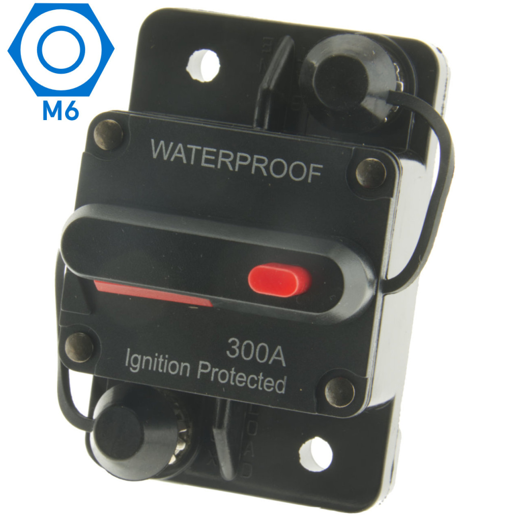 BBAtechniek - Automatische zekering 300A M6 (1x)