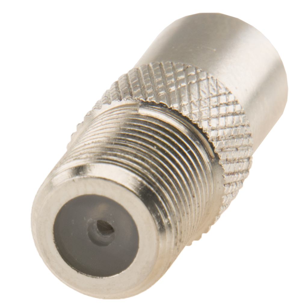 BBAtechniek - F-connector female BBA - IEC male adapter (10x)