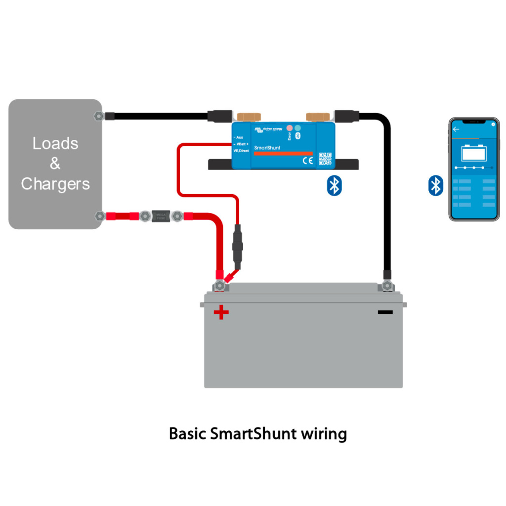 BBAtechniek - Victron SmartShunt 300A/50mV M8 IP65 (1x)