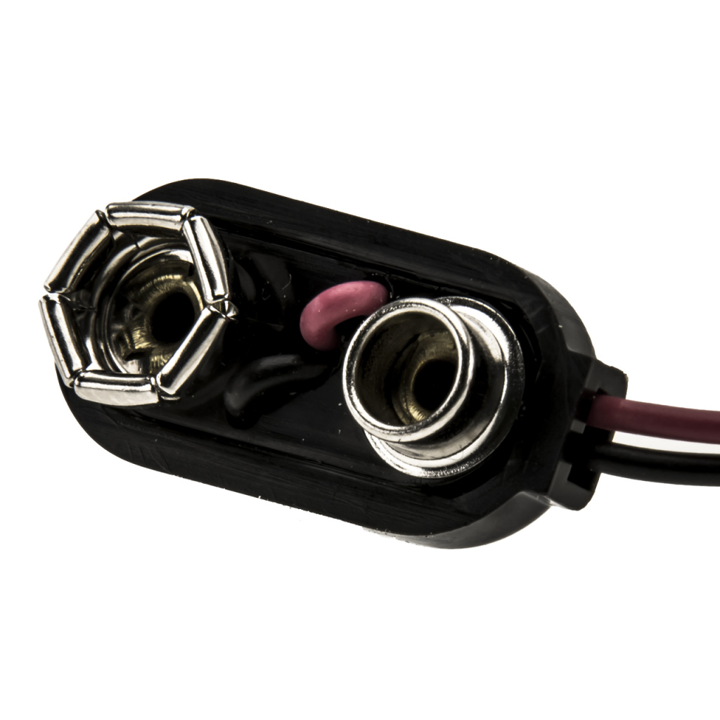 BBAtechniek - 9V batterijclip (1x)