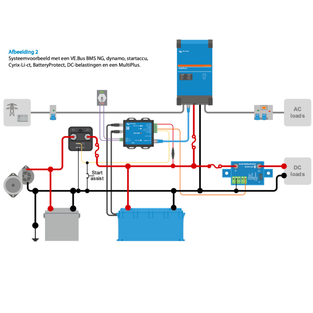 BBAtechniek - Victron VE.Bus BMS NG - voor NG-accu's! (1x)