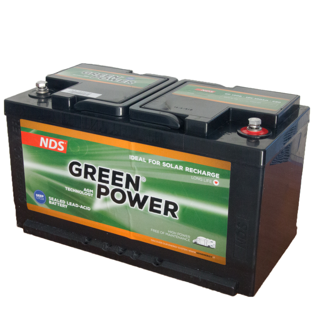12V 100Ah NDS GreenPower AGM accu Ducato (1x) | BBA techniek