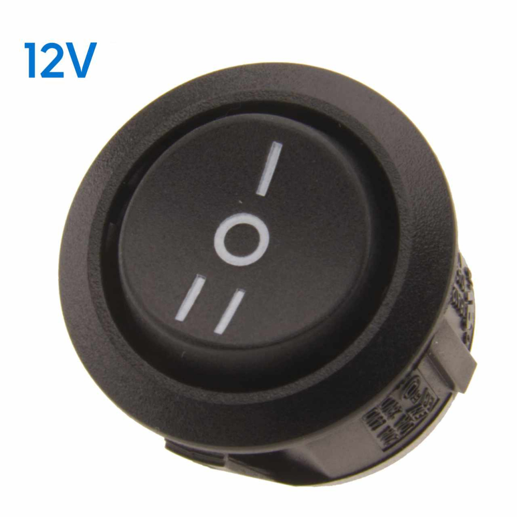 BBAtechniek - 12V 10A 3-polig on-off-on schakelaar (10x)