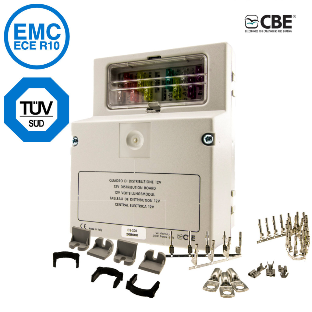BBAtechniek - CBE DS300-ST 12V distributie box type 20900 (1x)
