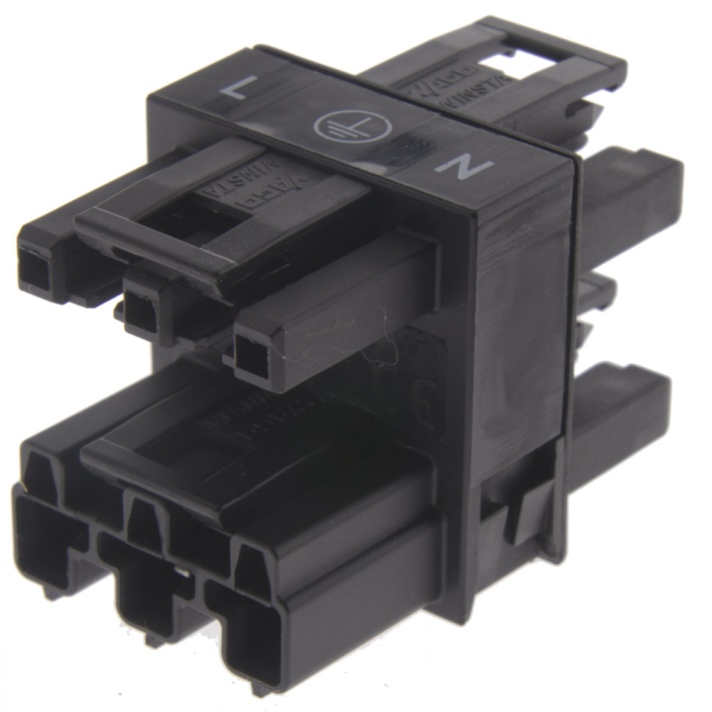 BBAtechniek - Wago Winsta midi 3-polig verdeelblok 25A (1x)