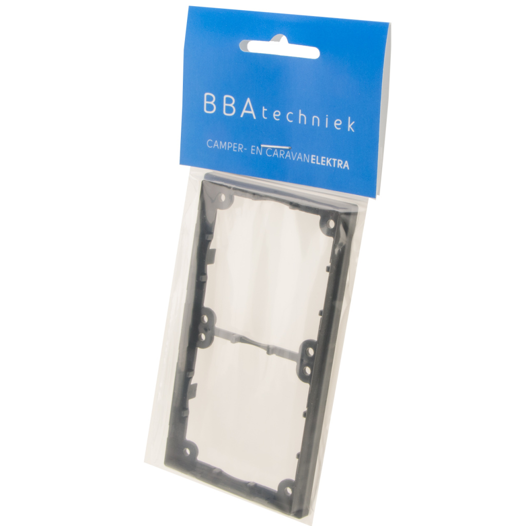 BBAtechniek - Afstandsraam 2-vak laag leigrijs S20.000 (1x)