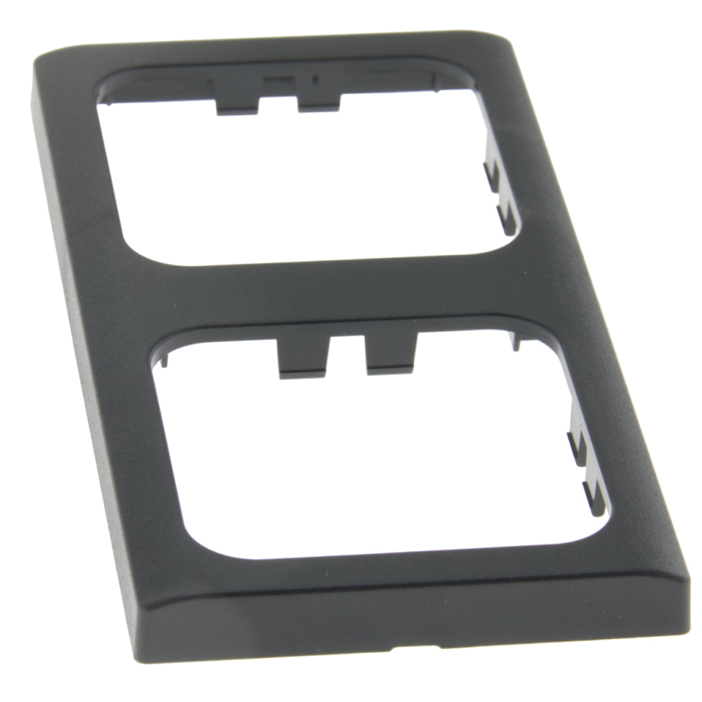 BBAtechniek - S 30.000 afdekraam 2-vak satijn zwart (1x)