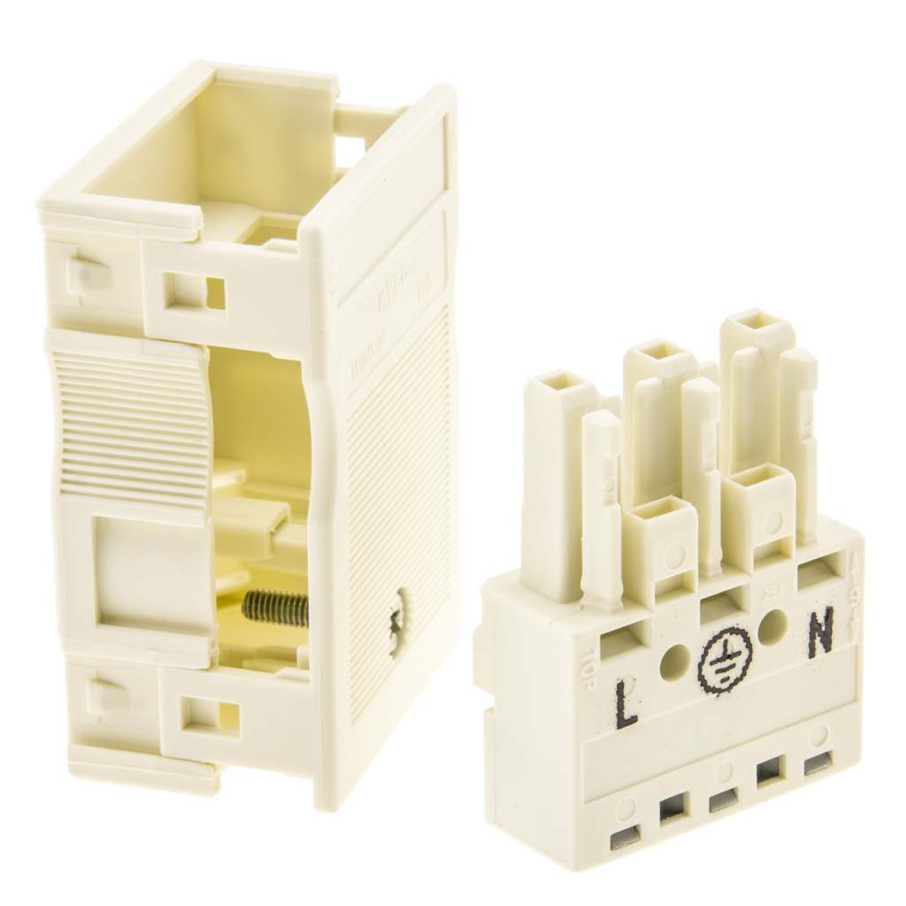 BBAtechniek - Wago Winsta Midi connector female wit (5x)