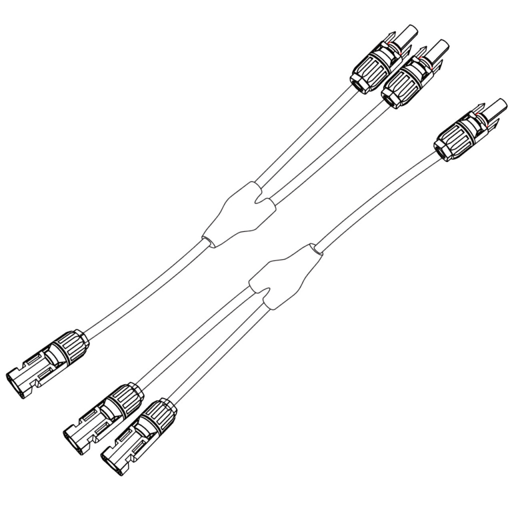 BBAtechniek - PV Y-kabel (1x)