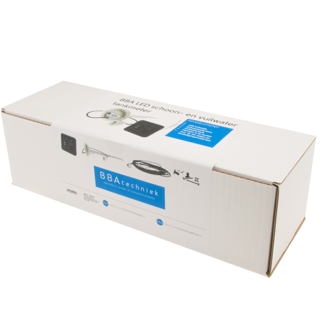 BBAtechniek - BBA schoon- en vuilwatertankmeter LED display (1x)