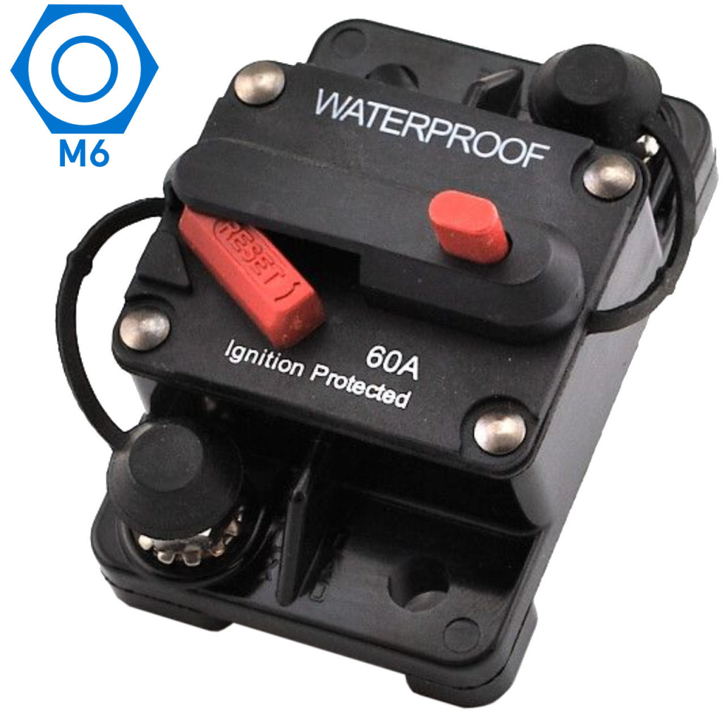 BBAtechniek - Automatische zekering 60A M6 (1x)