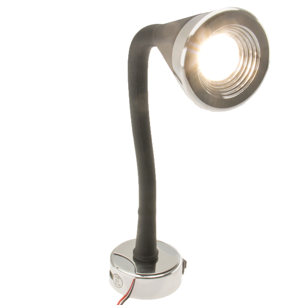BBAtechniek - Bari flex LED 12V 1.5W 3400K USB A 5V 2.1A (1x)