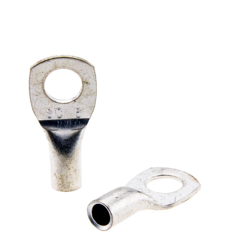 BBAtechniek - 6mm² M6 gesloten kabeloog (5x)