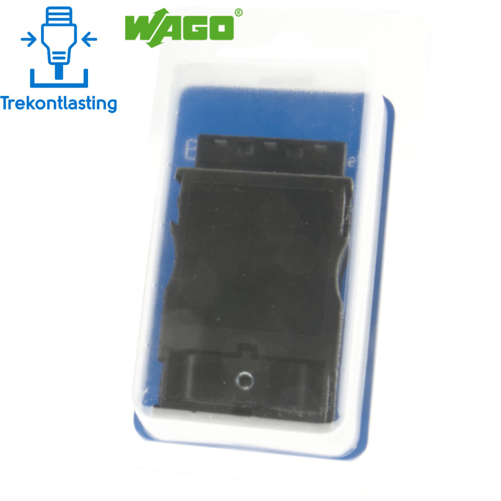 BBAtechniek - Wago Winsta Midi connector male zwart (1x)