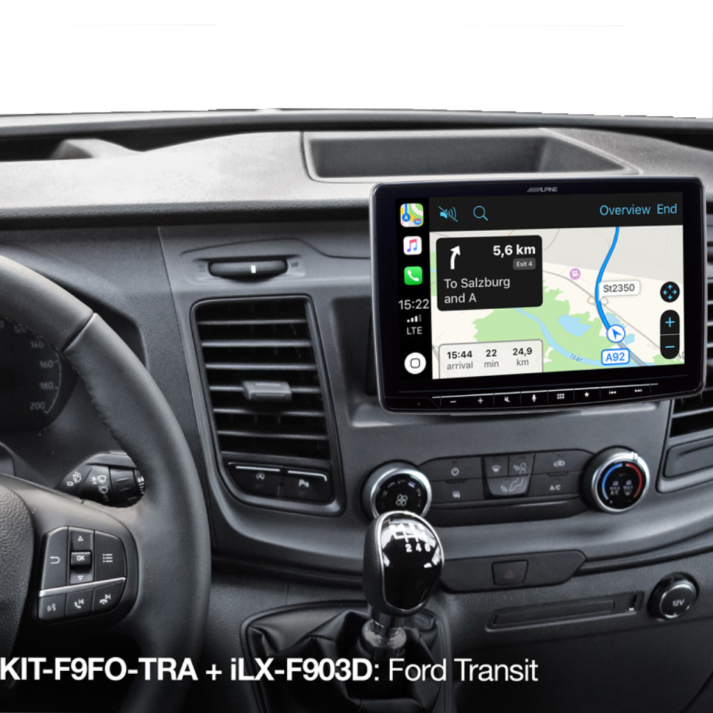 BBAtechniek - Alpine 9” inbouwkit Ford KIT-F9FO-TRA (1x)
